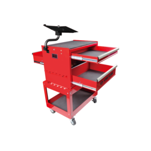87442-3B - King Tony 3 Reversible Drawers Ball Bearing Type Shelf Trolley