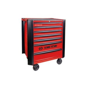 87634-7B - King Tony 7 Drawer Tool Trolley Classic Bumper Style with Heavy-Duty Design