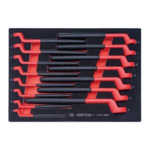 9-12FVG15MRV - VDE Insulated 75° Offset Ring Wrench Set – 15-Piece EVA Foam Tray