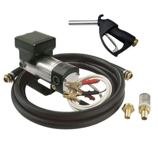 PS309060 - 12V Oil Vane Pump Kit with Control, Hose, and Suction Filter