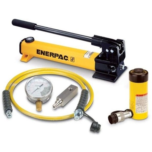 SCR154H-15 Ton, 4 in Stroke, Hydraulic Cylinder and Hand Pump Set
